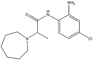 N-(2-amino-4-chlorophenyl)-2-azepan-1-ylpropanamide Struktur