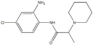 N-(2-amino-4-chlorophenyl)-2-piperidin-1-ylpropanamide Struktur