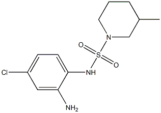 N-(2-amino-4-chlorophenyl)-3-methylpiperidine-1-sulfonamide Struktur