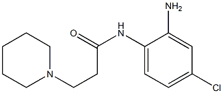 N-(2-amino-4-chlorophenyl)-3-piperidin-1-ylpropanamide Struktur