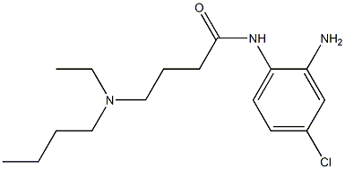 N-(2-amino-4-chlorophenyl)-4-[butyl(ethyl)amino]butanamide Struktur