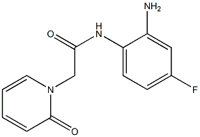 N-(2-amino-4-fluorophenyl)-2-(2-oxopyridin-1(2H)-yl)acetamide Struktur