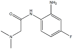 N-(2-amino-4-fluorophenyl)-2-(dimethylamino)acetamide Struktur