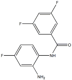 N-(2-amino-4-fluorophenyl)-3,5-difluorobenzamide Struktur