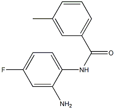 N-(2-amino-4-fluorophenyl)-3-methylbenzamide Struktur