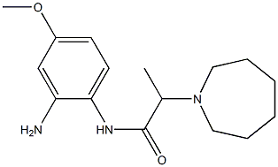 N-(2-amino-4-methoxyphenyl)-2-azepan-1-ylpropanamide Struktur