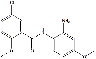 N-(2-amino-4-methoxyphenyl)-5-chloro-2-methoxybenzamide Struktur