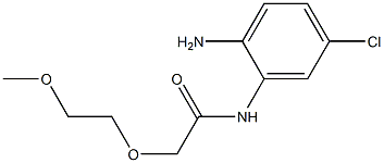 N-(2-amino-5-chlorophenyl)-2-(2-methoxyethoxy)acetamide Struktur