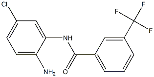 N-(2-amino-5-chlorophenyl)-3-(trifluoromethyl)benzamide Struktur