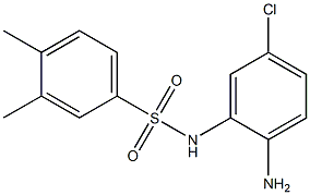 N-(2-amino-5-chlorophenyl)-3,4-dimethylbenzene-1-sulfonamide Struktur