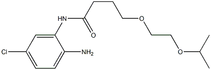 N-(2-amino-5-chlorophenyl)-4-[2-(propan-2-yloxy)ethoxy]butanamide Struktur