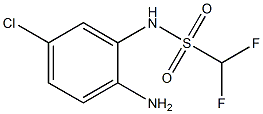 N-(2-amino-5-chlorophenyl)difluoromethanesulfonamide Struktur