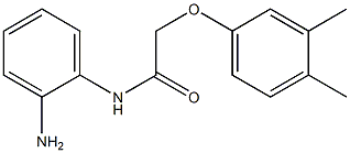 N-(2-aminophenyl)-2-(3,4-dimethylphenoxy)acetamide Struktur