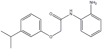 N-(2-aminophenyl)-2-(3-isopropylphenoxy)acetamide Struktur