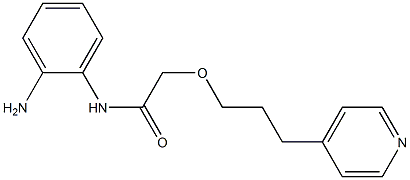 N-(2-aminophenyl)-2-[3-(pyridin-4-yl)propoxy]acetamide Struktur