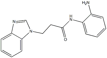 N-(2-aminophenyl)-3-(1H-benzimidazol-1-yl)propanamide Struktur