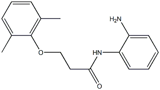 N-(2-aminophenyl)-3-(2,6-dimethylphenoxy)propanamide Struktur