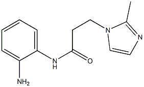 N-(2-aminophenyl)-3-(2-methyl-1H-imidazol-1-yl)propanamide Struktur