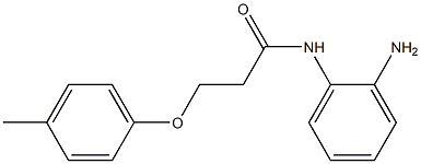 N-(2-aminophenyl)-3-(4-methylphenoxy)propanamide Struktur