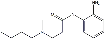 N-(2-aminophenyl)-3-[butyl(methyl)amino]propanamide Struktur