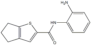 N-(2-aminophenyl)-4H,5H,6H-cyclopenta[b]thiophene-2-carboxamide Struktur