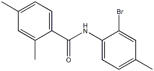 N-(2-bromo-4-methylphenyl)-2,4-dimethylbenzamide Struktur