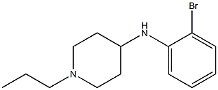 N-(2-bromophenyl)-1-propylpiperidin-4-amine Struktur