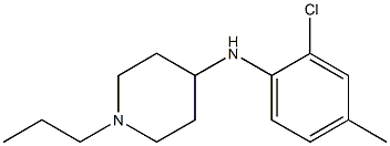 N-(2-chloro-4-methylphenyl)-1-propylpiperidin-4-amine Struktur