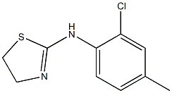 N-(2-chloro-4-methylphenyl)-4,5-dihydro-1,3-thiazol-2-amine Struktur