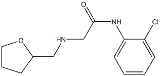 N-(2-chlorophenyl)-2-[(oxolan-2-ylmethyl)amino]acetamide Struktur