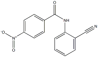 N-(2-cyanophenyl)-4-nitrobenzamide Struktur