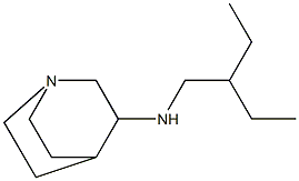 N-(2-ethylbutyl)-1-azabicyclo[2.2.2]octan-3-amine Struktur