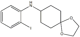 N-(2-iodophenyl)-1,4-dioxaspiro[4.5]decan-8-amine Struktur