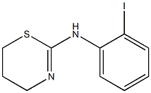 N-(2-iodophenyl)-5,6-dihydro-4H-1,3-thiazin-2-amine Struktur