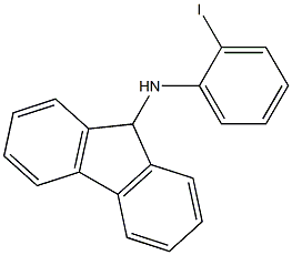 N-(2-iodophenyl)-9H-fluoren-9-amine Struktur