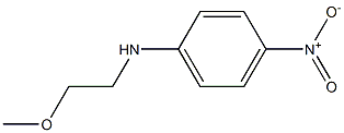 N-(2-methoxyethyl)-4-nitroaniline Struktur