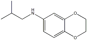 N-(2-methylpropyl)-2,3-dihydro-1,4-benzodioxin-6-amine Struktur