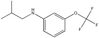 N-(2-methylpropyl)-3-(trifluoromethoxy)aniline Struktur