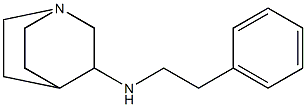 N-(2-phenylethyl)-1-azabicyclo[2.2.2]octan-3-amine Struktur