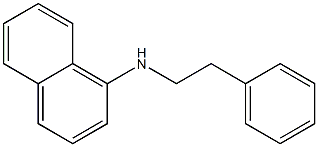 N-(2-phenylethyl)naphthalen-1-amine Struktur