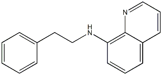 N-(2-phenylethyl)quinolin-8-amine Struktur