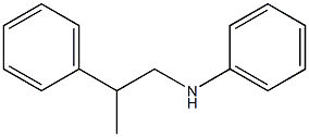 N-(2-phenylpropyl)aniline Struktur