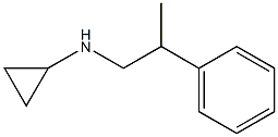 N-(2-phenylpropyl)cyclopropanamine Struktur