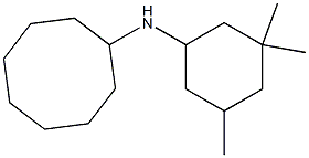 N-(3,3,5-trimethylcyclohexyl)cyclooctanamine Struktur