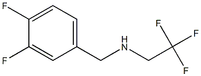 N-(3,4-difluorobenzyl)-N-(2,2,2-trifluoroethyl)amine Struktur