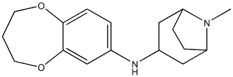 N-(3,4-dihydro-2H-1,5-benzodioxepin-7-yl)-8-methyl-8-azabicyclo[3.2.1]octan-3-amine Struktur