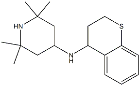 N-(3,4-dihydro-2H-1-benzothiopyran-4-yl)-2,2,6,6-tetramethylpiperidin-4-amine Struktur