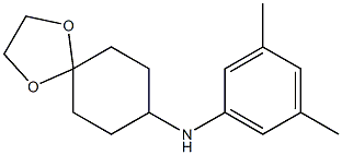 N-(3,5-dimethylphenyl)-1,4-dioxaspiro[4.5]decan-8-amine Struktur