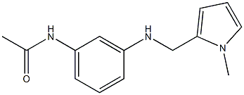 N-(3-{[(1-methyl-1H-pyrrol-2-yl)methyl]amino}phenyl)acetamide Struktur