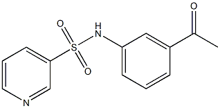 N-(3-acetylphenyl)pyridine-3-sulfonamide